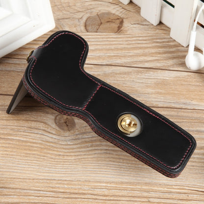 1/4 inch Thread PU Leather Camera Half Case Base, For Canon EOS R8