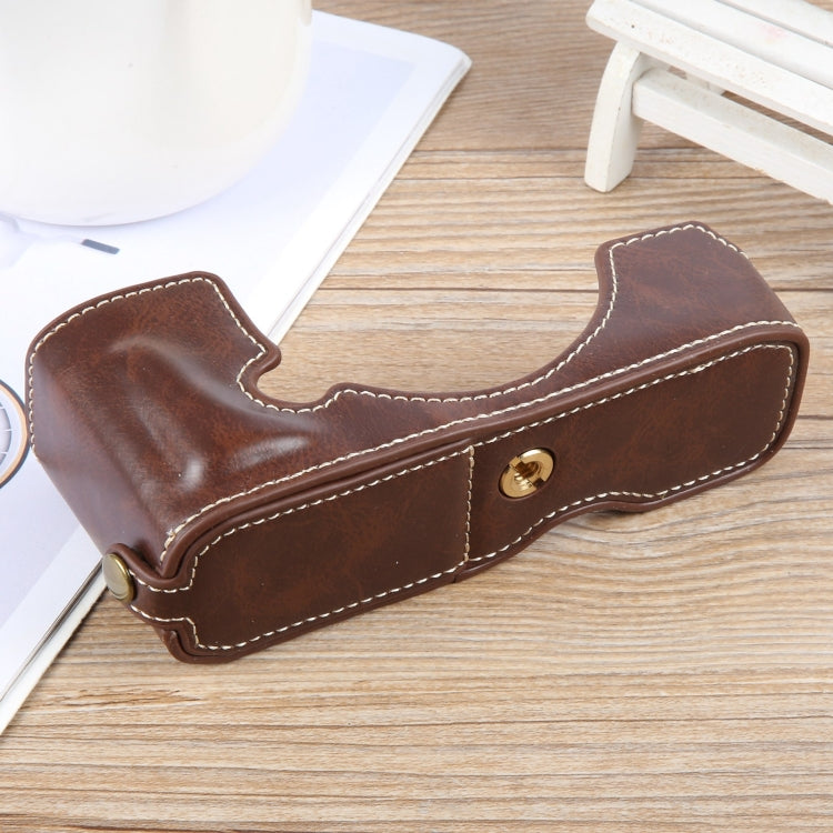 Glossy PU Leather Camera Half Case Base, For Nikon ZFC