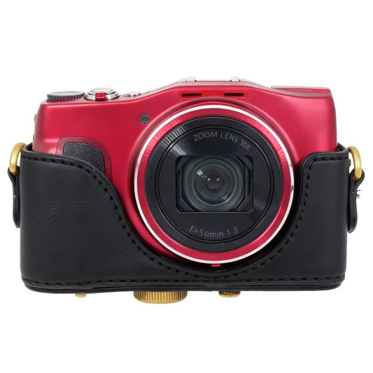 Retro Leather Full Body Camera Cover Bag with Strap, For Canon PowerShot SX710 HS / SX700 HS, For Canon PowerShot G10 / G11 / G12