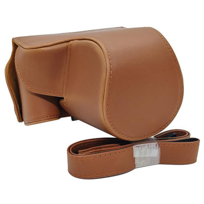 Full Body Vegan Leather Camera Case Bag with Strap, For Canon PowerShot SX50 HS