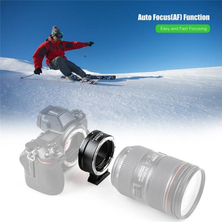 VILTROX  EF-Z For Canon EF to Nikon Z Mount Camera Lens Mount Adapter Ring, EF-Z