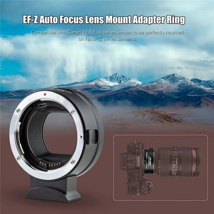 VILTROX  EF-Z For Canon EF to Nikon Z Mount Camera Lens Mount Adapter Ring, EF-Z