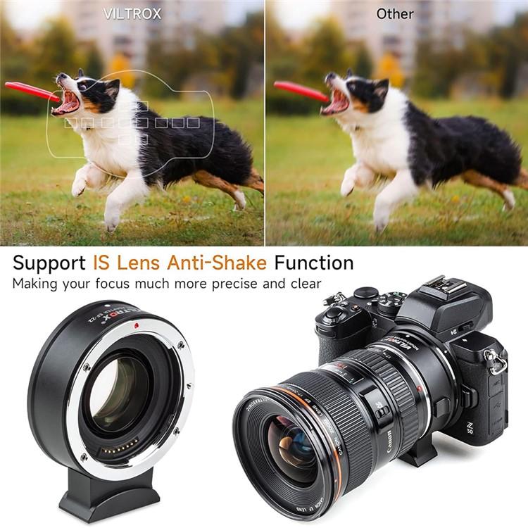 VILTROX EF-Z2 0.71X Auto Focus Camera Lens Mount Adapter For Canon EF to Nikon Z Mount, EF-Z2