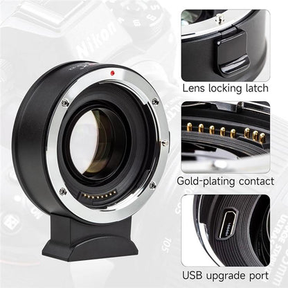 VILTROX EF-Z2 0.71X Auto Focus Camera Lens Mount Adapter For Canon EF to Nikon Z Mount, EF-Z2