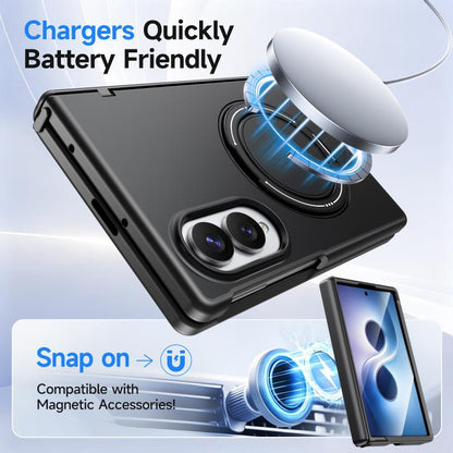 Kalebol Magnetic MagSafe Rotation Holder PC Phone Case, For Galaxy Z Fold8 5G, For Galaxy S26 FE 5G, For Galaxy Z Fold8 Ultra 5G, For Galaxy Z Flip8 5G, For Galaxy S26+ 5G, For Galaxy S26 Edge 5G