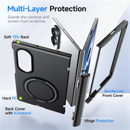 Kalebol Magnetic MagSafe Rotation Holder PC Phone Case, For Galaxy Z Fold8 5G, For Galaxy S26 FE 5G, For Galaxy Z Fold8 Ultra 5G, For Galaxy Z Flip8 5G, For Galaxy S26+ 5G, For Galaxy S26 Edge 5G